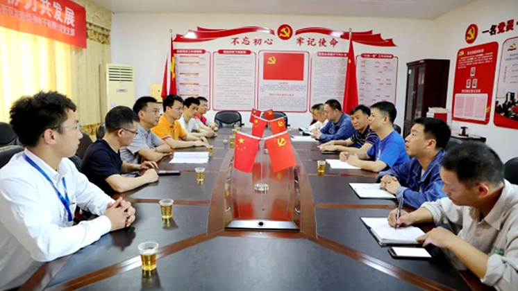 炬神電子黨支部與白露塘供電所黨支部開展“聯學聯創(chuàng)”